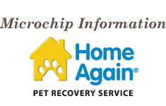 Click here to get Microchip information from HomeAgain